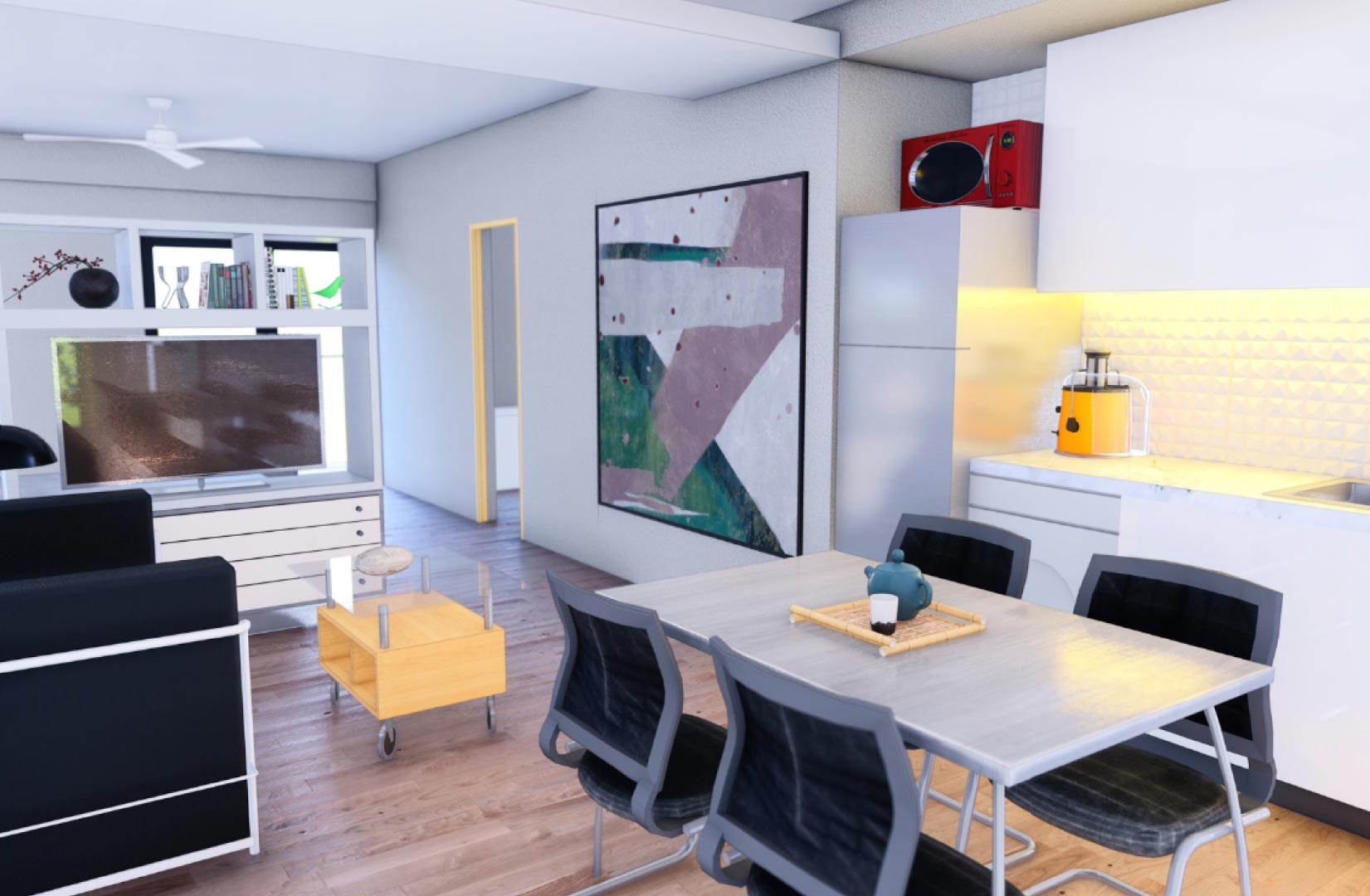 Render Interior Moderno