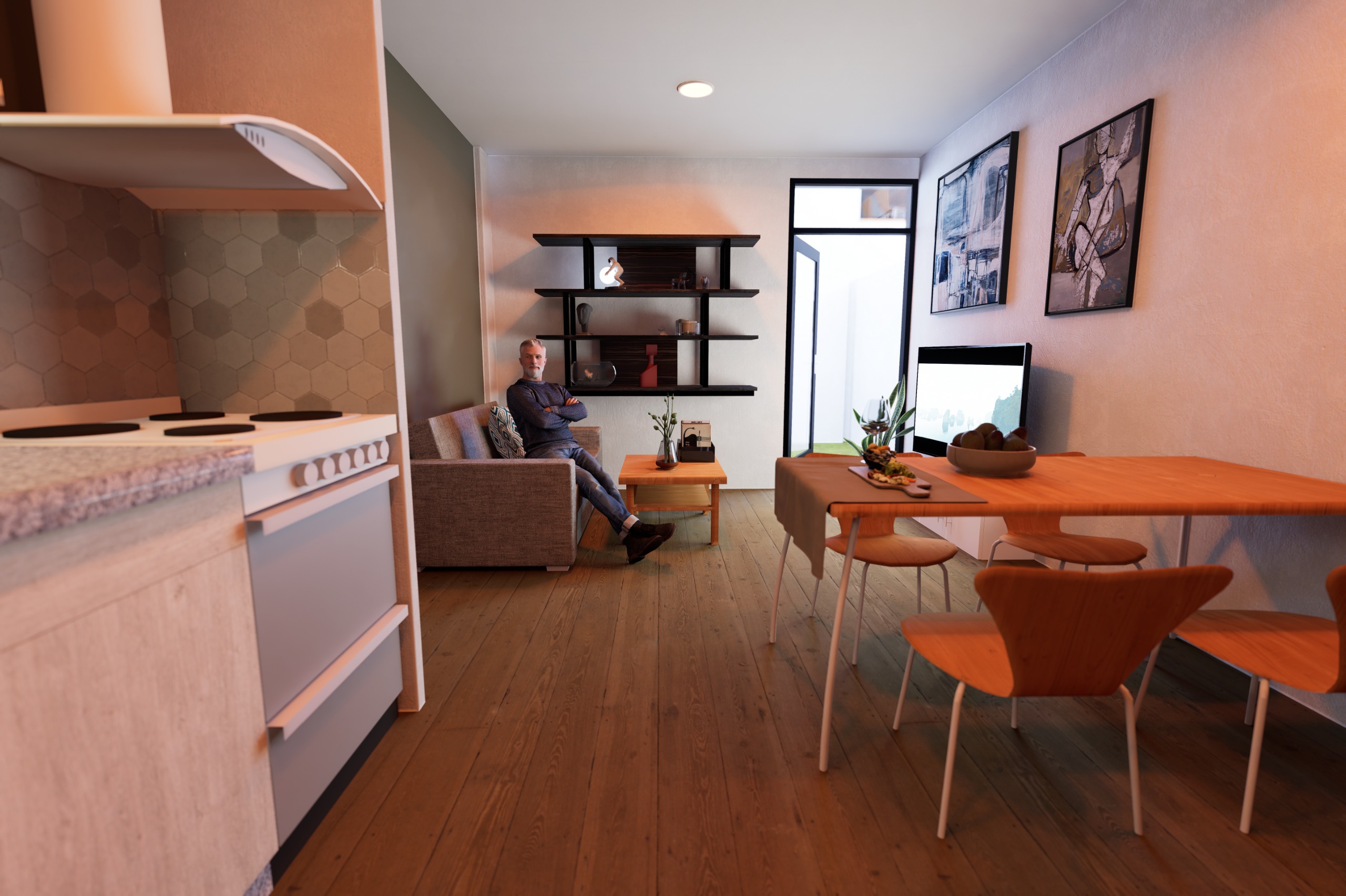 Render Interior Moderno