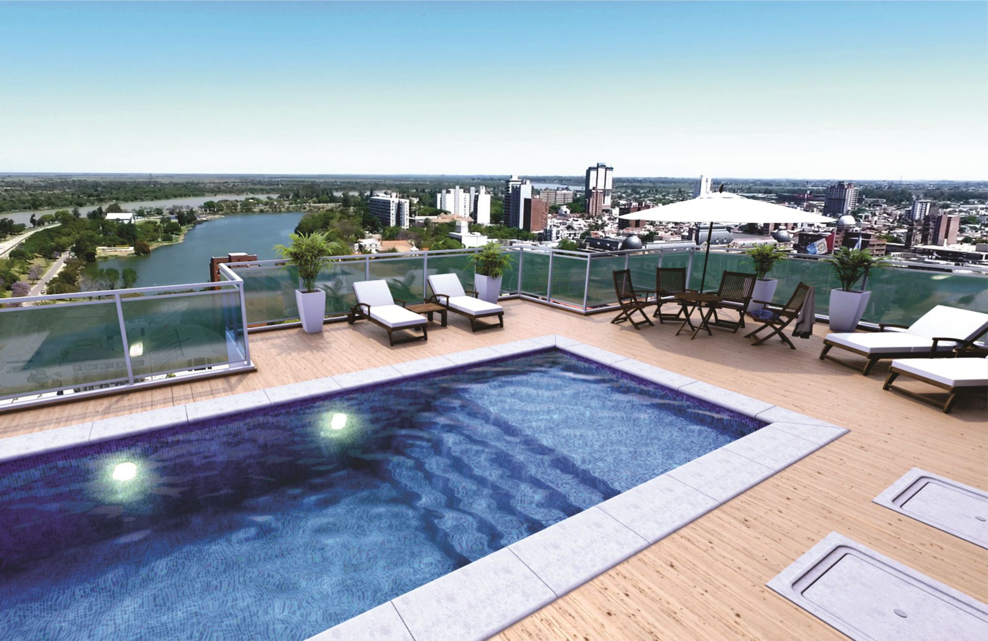 Render Balcón Premium